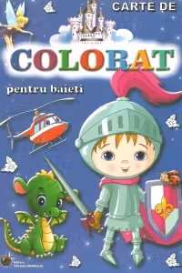 Carte de colorat pentru baieti