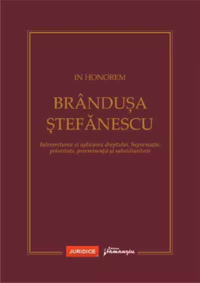 În Honorem Brândușa Ștefănescu