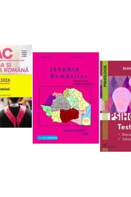 Pachet Bacalaureat Limba si literatura romana, Istoria romanilor si Psihologie - Monica Cristina Anisie, Gheorghe Dondorici, Diana Ioanes