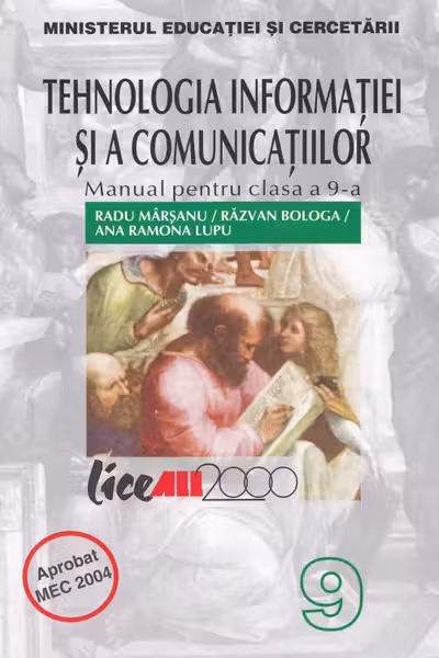 Tehnologia informației și a comunicațiilor - Clasa 9 - Manual