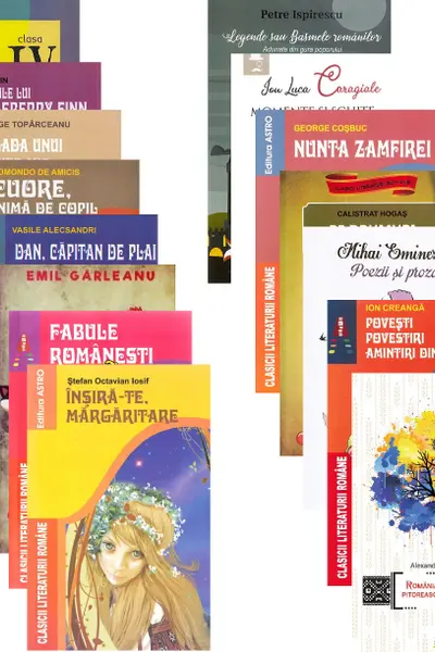 Pachet 15 cărți pentru vacanța elevilor - Clasa 4