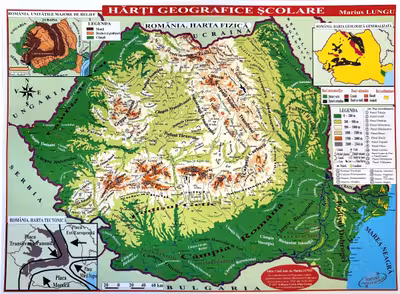 Harta României A3