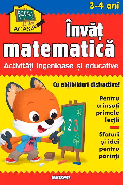Scoala acasa - Invat matematica 3-4 ani
