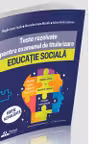 Teste rezolvate pentru examenul de titularizare EDUCATIE SOCIALA