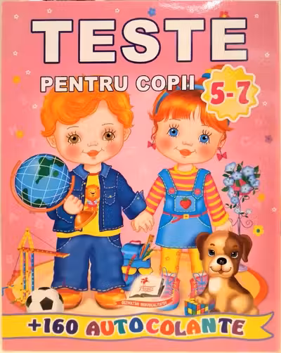 Teste 5-7 ani cu 160 de autocolante
