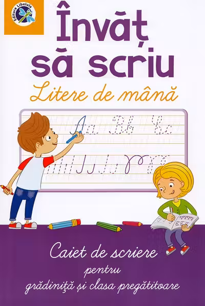 Invat sa scriu litere de mana. Caiet de scriere - Clasa pregatitoare