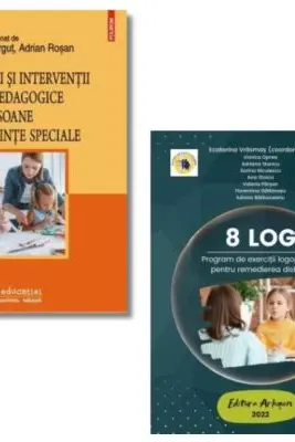 Pachet: Terapii si interventii psihopedagogice la persoane cu cerinte speciale si 8 Log - Alois Ghergut, Ecaterina Vrasmas