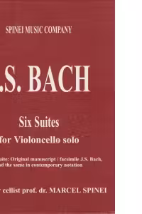 Six Suites for Violoncello solo (partitura)