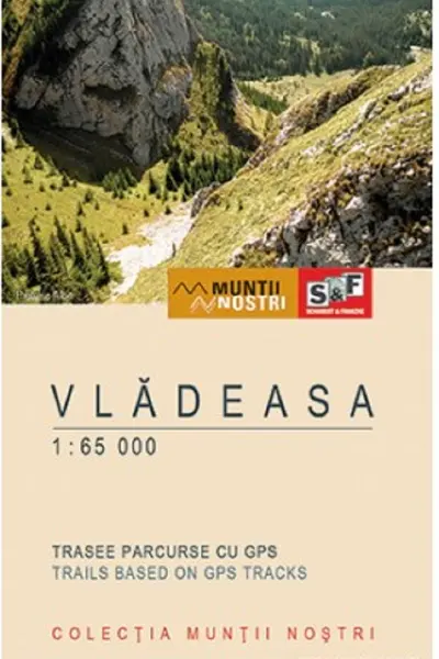 Munții Vlădeasa. Harta de drumeție. Munții noștri