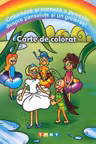 Colorează și creează o poveste despre panseluțe și un greieraș! Carte de colorat