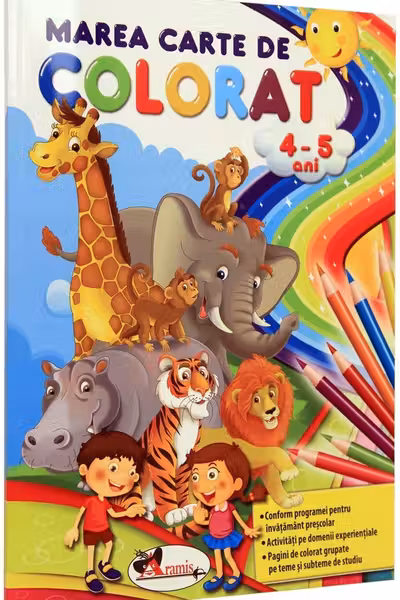 Marea carte de colorat 4-5 ani