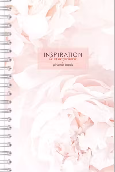 Телефонная книга А5 80л.Цветы. For inspiration