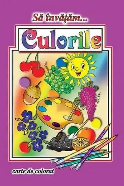Să învățăm...culorile. Carte de colorat
