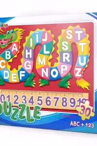 Puzzle. ABC+ 123. 30