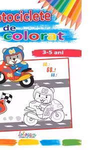 Motociclete de colorat