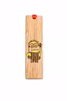 Semn de carte din lemn cu un minion