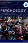 Oxford Resources for IB: DP Psychology Course Book