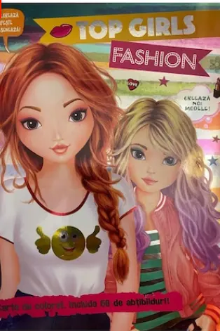Top Girl. Fashion - carte de colorat cu abtibilduri