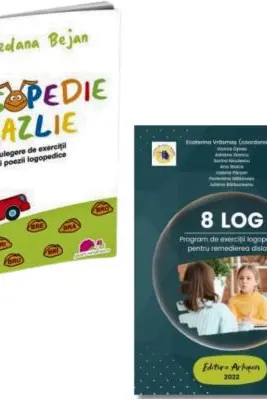 Pachet: Logopedie hazlie. Culegere de exercitii si poezii logopedice si 8 Log program de exercitii logopedice - Loredana Bejan, Ecaterina Vrasmas