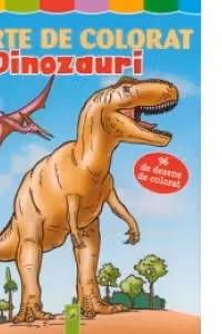 Carte de colorat Dinozauri (96 de desene de colorat)