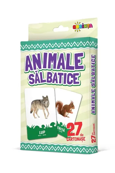 27 de cartonase. Animale salbatice