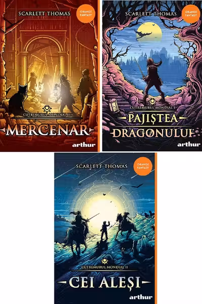 Pachet 3 volume: Pajiștea Dragonului + Cei aleși + Mercenar. Seria Cutremurul mondial