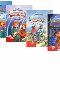 Pachet Detectivii de la Marea Nordului: 1. Misterioasa casa de pe dig; 2. Secretul scheletului de balena; 3. Hotii de biciclete; 4. Hotelul bantuit