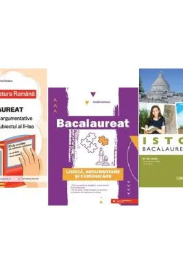 Pachet Bacalaureat Limba si literatura romana Subiectul 1 si 2, Istorie si Logica Argumentare si comunicare - Oana Valeria Chelaru, Adrian Ilie Aichimoaie, Cecilia Ionescu