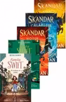 Pachet Aventuri in care nimic nu e normal: 1. Familia Swift: Galeria hotomanilor; 2. Familia Swift. Un dictionar de ticalosi; 3. Skandar si hotul de unicorni; 4. Skandar si calaretul fantoma; 5. Skandar si Probele Haosului
