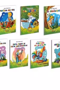 Pachet 7 carti de colorat literatura romana