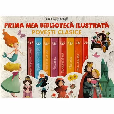 CUTIE. PRIMA MEA BIBLIOTECA ILUSTRATA. POVESTI CLASICE (8 carticele)