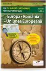 Europa. Romania. Uniunea Europeana. Fise cu suport cartografic pentru portofoliu