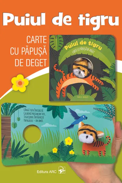 Puiul de tigru. Carte cu papusa de deget