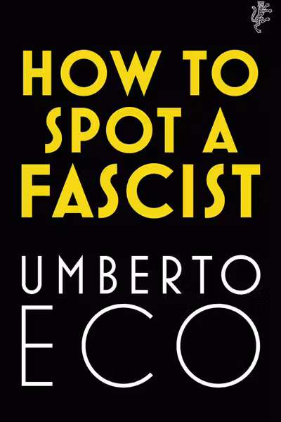 How to Spot a Fascist