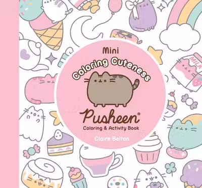 Mini Coloring Cuteness: A Pusheen Coloring & Activity Book