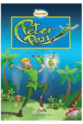 Literatura adaptata pentru copii Peter Pan cu cross-platform app.