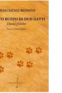 Duetto buffo di due gatti. Duetul pisicilor. Pentru 2 voci si pian