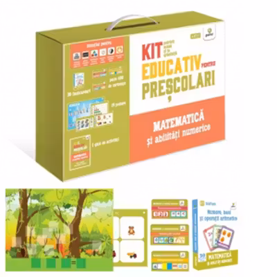 Kit educativ pentru prescolari. Matematica si abilitati numerice. 3-5 ani