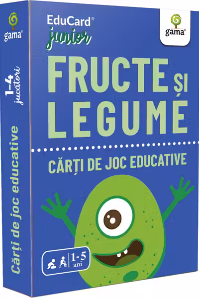 Fructe si legume - Carti de joc educative