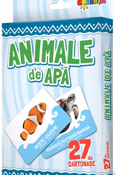 27 de cartonase. Animale de apa