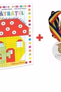Pachet personalizat pentru finalul anului scolar: Patratel - Carte de colorat 3-4 ani + Medalie