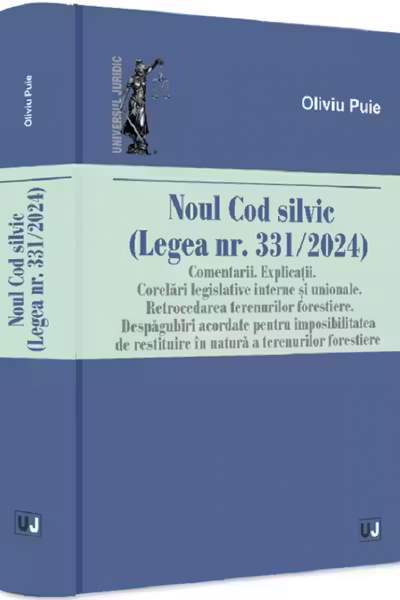 Noul Cod silvic (Legea nr. 331/2024). Comentarii. Explicații. Corelari legislative interne și unionale. Retrocedarea terenurilor forestiere