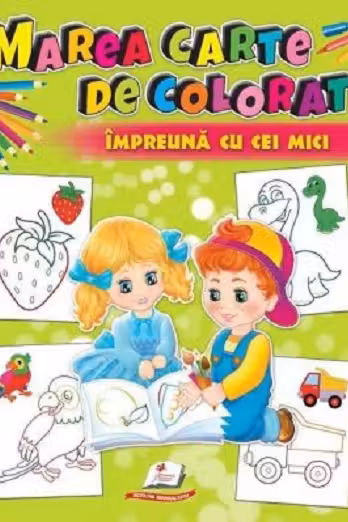 Marea carte de colorat impreuna cu cei mici