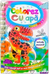 Colorez cu apa dinozauri