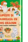 Lipeste si coloreaza cu Mos Craciun