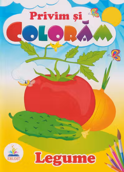 Privim si coloram. Legume