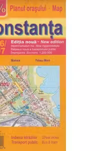 Constanta - Planul orasului 2006/2007 (1:200 000) (indexul strazilor, transport public)