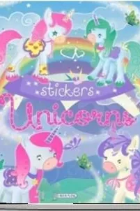 Unicorns stickers (bleu)
