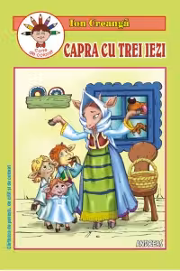 Capra cu trei iezi. Carticica de povesti, de citit si de colorat