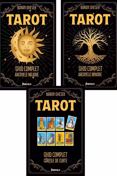 Pachet 3 cărți: Tarot. Ghid complet (Arcanele Majore + Arcanele Minore + Cărțile de Curte)